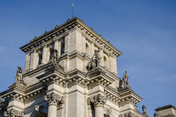 Fototapeta na wymiar Reichstag in berlin