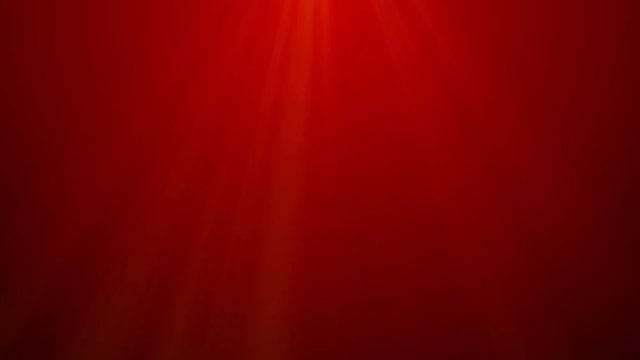 Volume lights ray on red background looped for copyspace