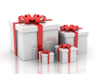 3d rendering gift box 