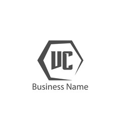 Initial Letter VC Logo Template Design