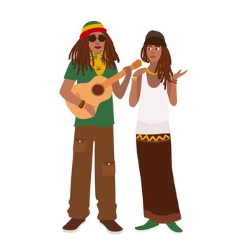 Rastafari couple