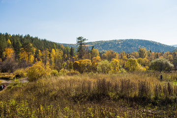 autumn in the mountains