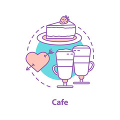 Cafe concept icon