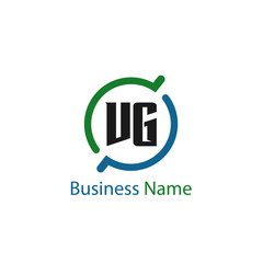 Initial Letter VG Logo Template Design