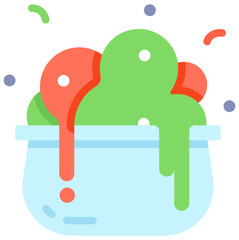 Cauldron flat illustration