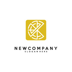 Initial C logo vector template