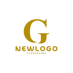 Initial CG logo vector template