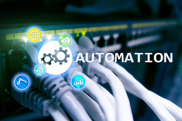 Automation of business Process and innovation technology in manufacturing. Internet and technology...