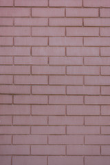 full frame view of pink brick wall textured background