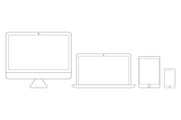 Electronic devices set line style