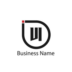 Initial Letter VI Logo Template Design