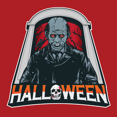 killer at Halloween party