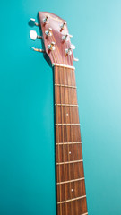 Guitar Strings Guitar On The Wall Background