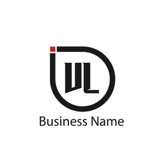 Initial Letter VL Logo Template Design