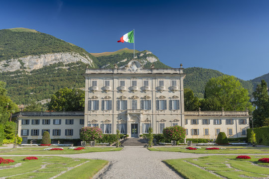 Villa Sola Cabiati near the Lake Como village of Tremezzo, Lombardy Italy.