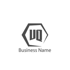 Initial Letter VQ Logo Template Design
