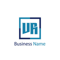 Initial Letter VR Logo Template Design