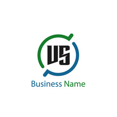 Initial Letter VS Logo Template Design
