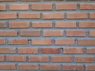Obraz premium red brick wall background