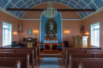 interior of church