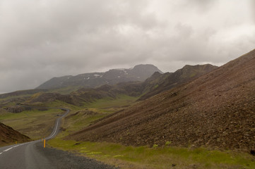 road in mountains