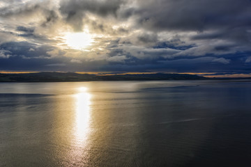 Fototapeta premium Sunset over Scotland