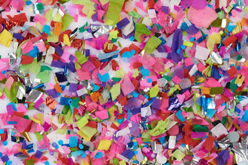 Fototapeta na wymiar Paper confetti background