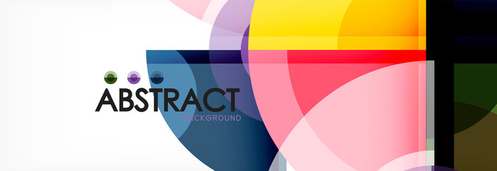 Obraz premium Circle abstract background