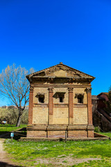 Fototapeta na wymiar The Caffarella park in the city of Rome, Appia Antica, Almone river
