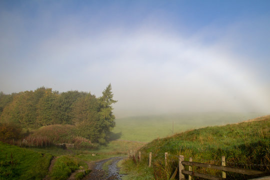 Fogbow in Northumberland UK