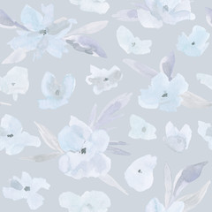 Flower seamless pattern.