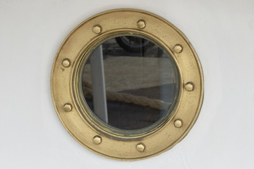 porthole of a ship