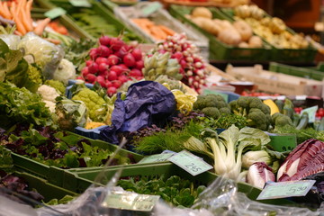 Gemüse Kohl Markt verkauf frisch gesund 