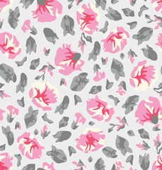 seamless floral pattern with flowers