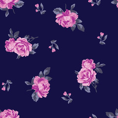 seamless pattern with flowers