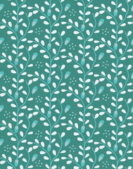 seamless pattern with leaves