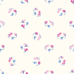 seamless pattern with floral