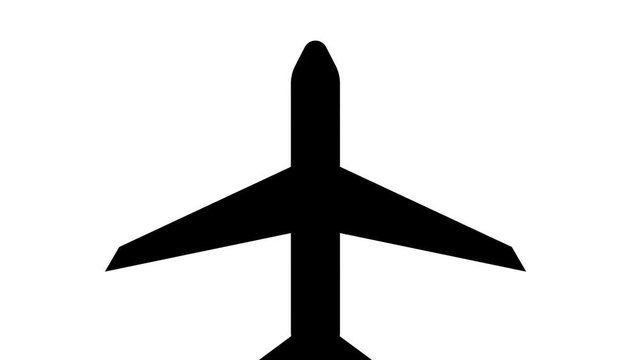Planes pictogram video 4K 
