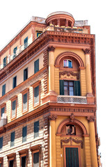 Old multi-storey building in Rome