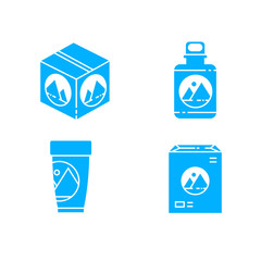 packaging and branding design icons