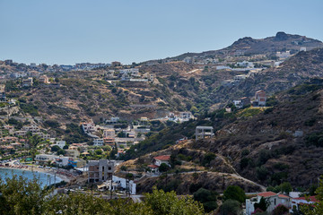 Fototapeta premium Die Nordküste der Insel Kreta rund um das Fischerdorf Agia Pelagia