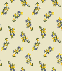 seamless pattern with flowers