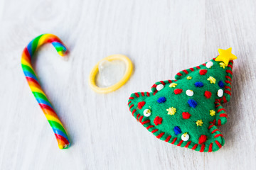 Christmas gifts in a festive atmosphere