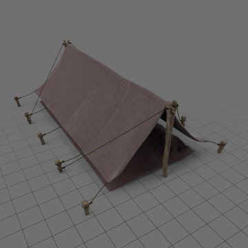 Simple pup tent
