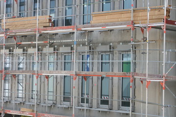 Baustelle, Gerüst