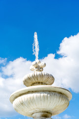Fountain on the sky background