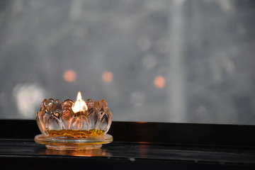 大雁塔のキャンドル