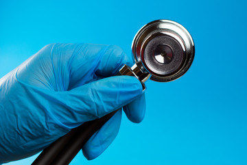 stethoscope .  Health care or health check up concept