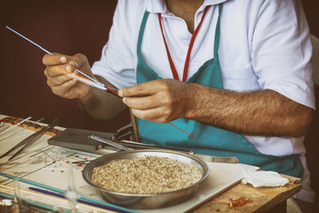Turkish Traditional Glass Artist