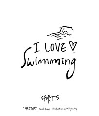 스포츠 포스터 / 손으로 그린 스포츠 그림